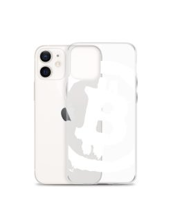 Grunge Bitcoin Clear Case for iPhone® - White - Image 9