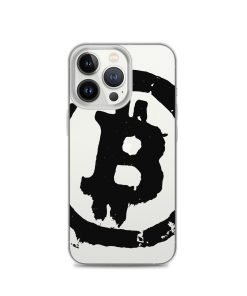Grunge Bitcoin Clear Case for iPhone® - Black - Image 20