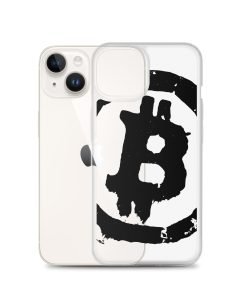 Grunge Bitcoin Clear Case for iPhone® - Black - Image 30
