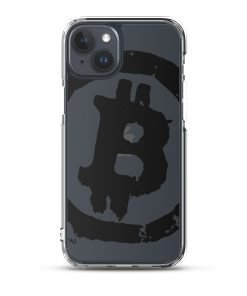 Grunge Bitcoin Clear Case for iPhone® - Black - Image 31