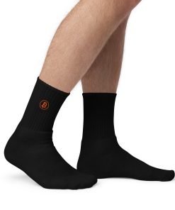 Bitcoin Embroidered Socks - Image 4