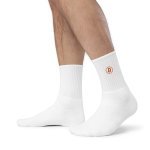 Bitcoin Embroidered Socks