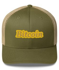 BITCOIN RETRO - Trucker Cap Green