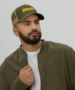Alternative view of BITCOIN RETRO - Trucker Cap Green