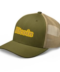 BITCOIN RETRO - Trucker Cap Green - bitcoin-wear.com BITCOIN RETRO - Trucker Cap Green - Image 5