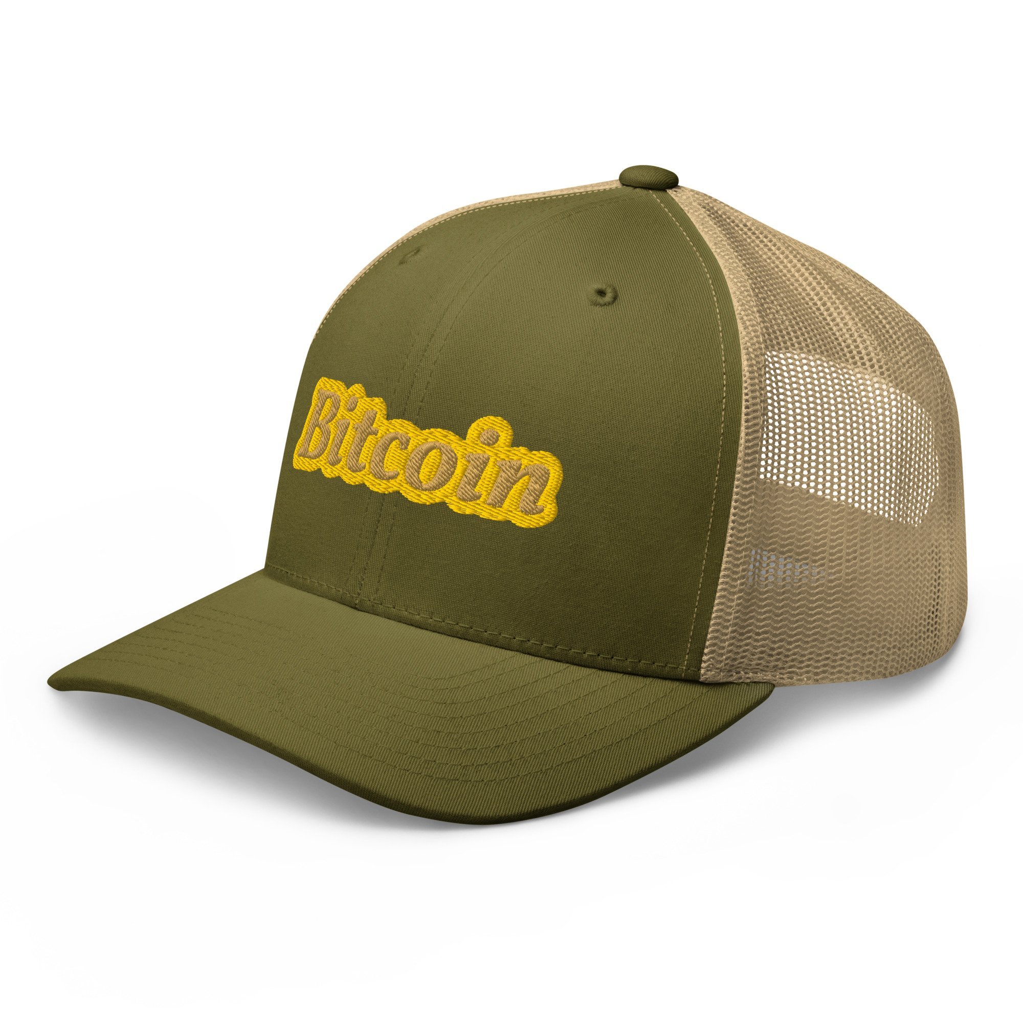 BITCOIN RETRO - Trucker Cap Green - bitcoin-wear.com BITCOIN RETRO - Trucker Cap Green - Image 5