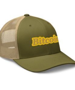 BITCOIN RETRO - Trucker Cap Green - bitcoin-wear.com BITCOIN RETRO - Trucker Cap Green - Image 4