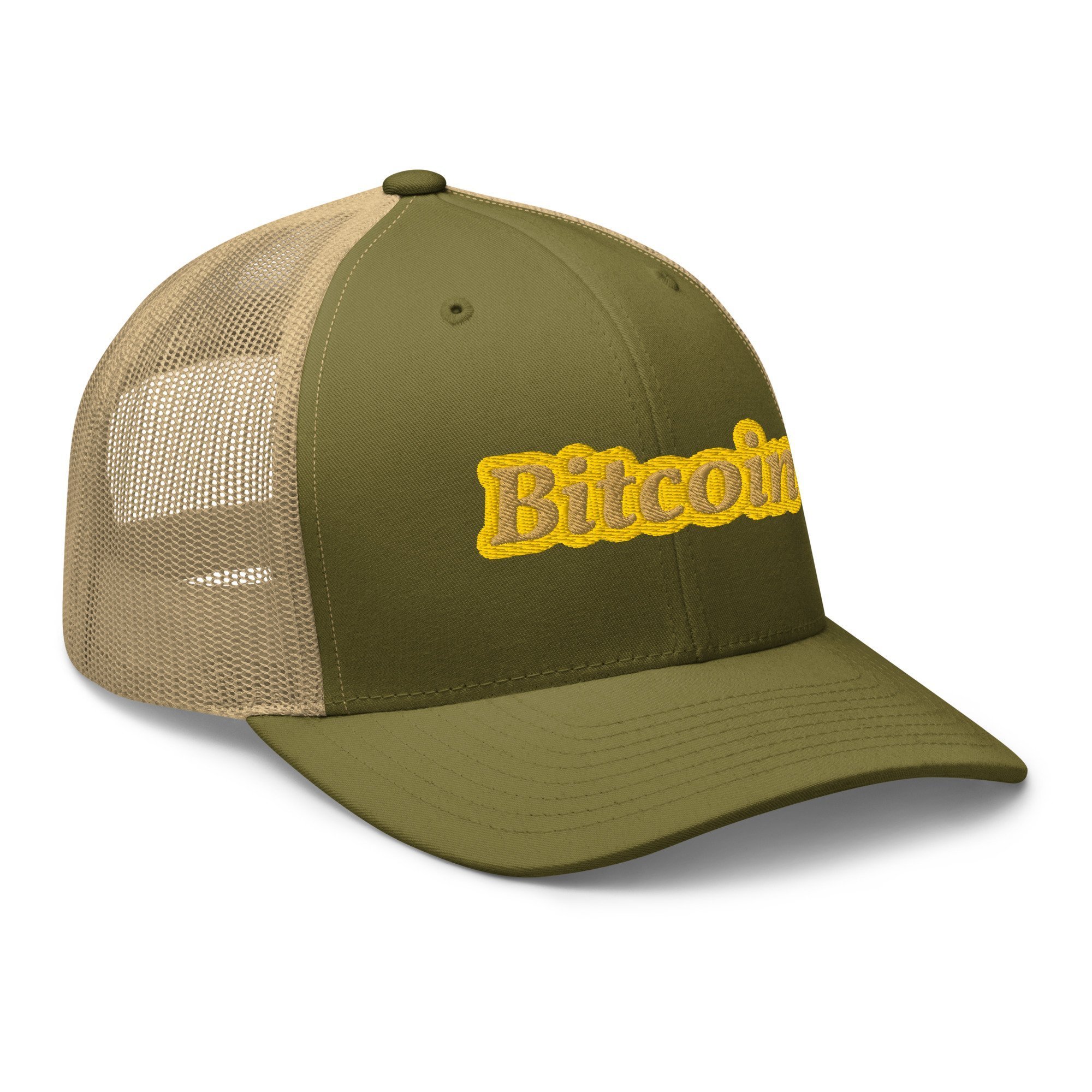 BITCOIN RETRO - Trucker Cap Green - bitcoin-wear.com BITCOIN RETRO - Trucker Cap Green - Image 4